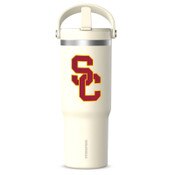 USC Trojans Ivory SC Interlock 32oz HydraPeak Nomad Travel Tumbler